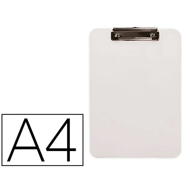 Porta notas  plastico A4 branco 
