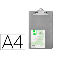 Porta notas metalico A4.
