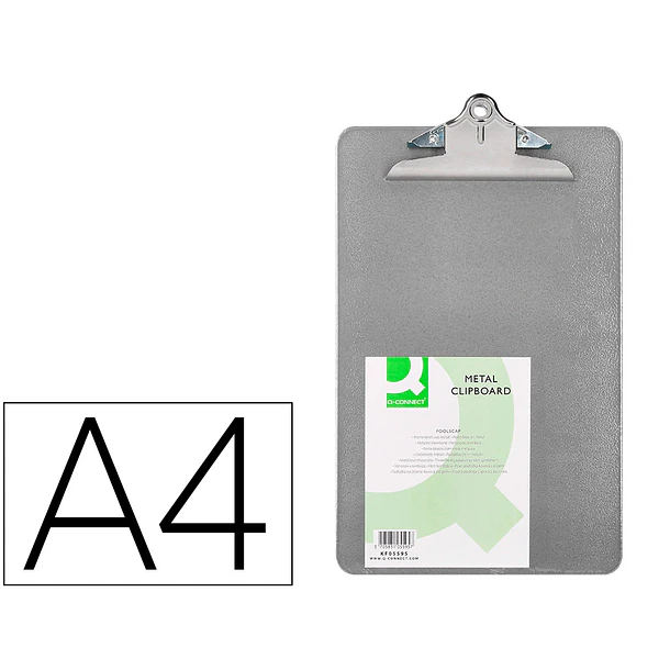 Porta notas metalico A4. 