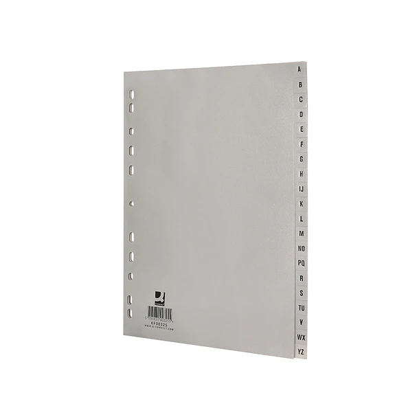 Separador A4 alfabeticos A/Z  plastico  2