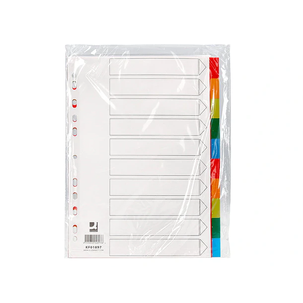  Separador A4 plastico conj. 10 separadores  2