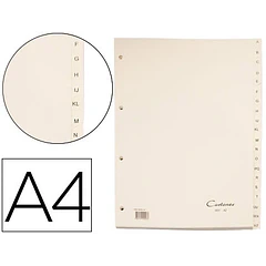   Separador Cartonex  cartolina alfabetico A-Z