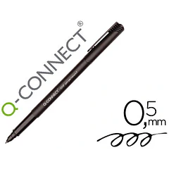  Marcador  ponta fibra  0.5 mm preto cx 10