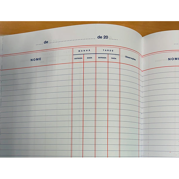 Livro de ponto A4 100 fls. 2