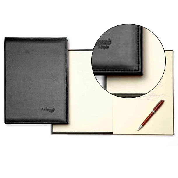 Livro de assinaturas capa preta 305x210 mm. 1