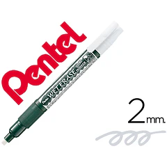 Marcador Pentel giz branco 12 un