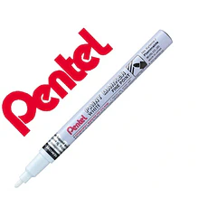 Marcador pentel  branco cx. 12 