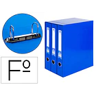 Modulo de 3 pastas de arquivo L60 azul. 1