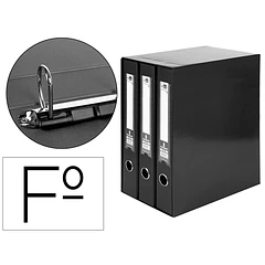 Modulo de 3 pastas de arquivo L60 preto