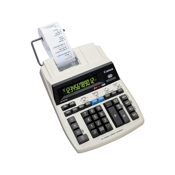     Calculadora canon c/rolo 12 digitos  cinza. 2