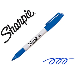     Marcador sharpie 1.0 mm azul cx 12