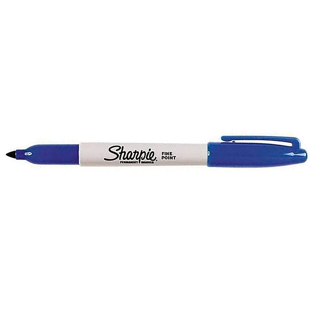     Marcador sharpie 1.0 mm azul cx 12 2