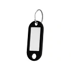 Chaveiro porta-etiquetas preto cx 100 un 2