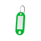 Chaveiro porta-etiquetas verde cx 100 un 2
