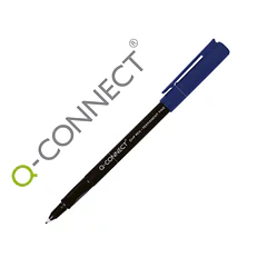  Marcador  ponta fibra  0.5 mm azul cx 10