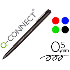  Marcador  ponta fibra  0.5 mm sortido pack 4 un