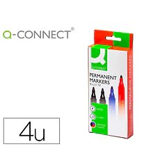 Marcador pack 4 cores sort ponta 3.0 mm.