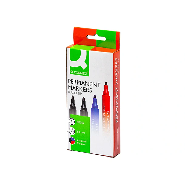 Marcador pack 4 cores sort ponta 3.0 mm. 2