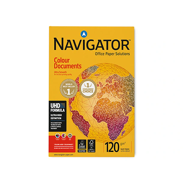 Papel fotocopia A3 Navigator 120gr. 500fl. 