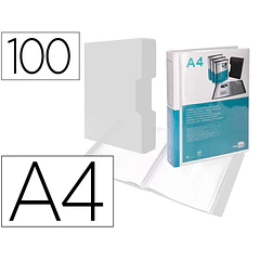 Capa catalogo A4 100 bolsas c/caixa  transparente