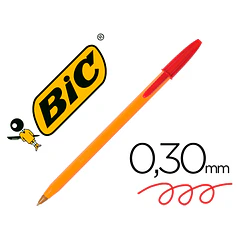 Esferografica bic laranja vermelho cx. 20
