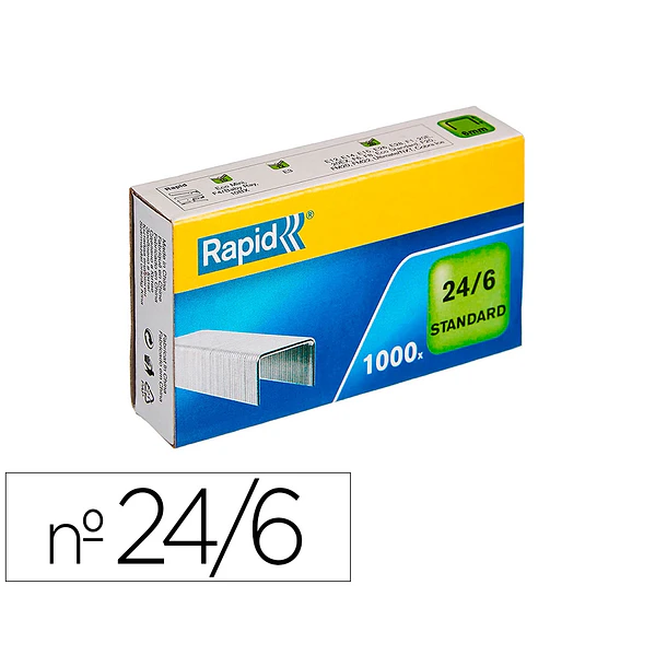 Agrafes Rapid 24/6 mm cx. 1000 