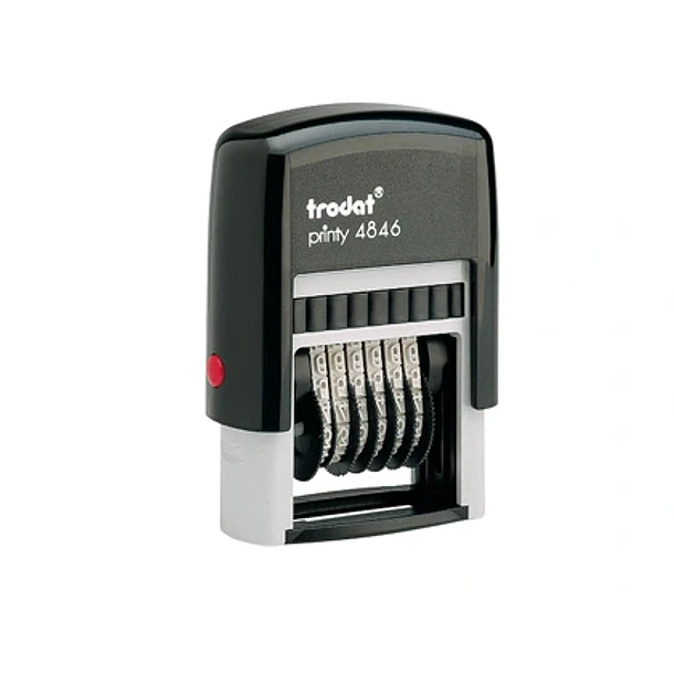 Numerador manual trodat 6 bandas 4 mm. 