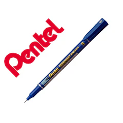 Marcador acetato Pentel NFS410-C azul cx.12