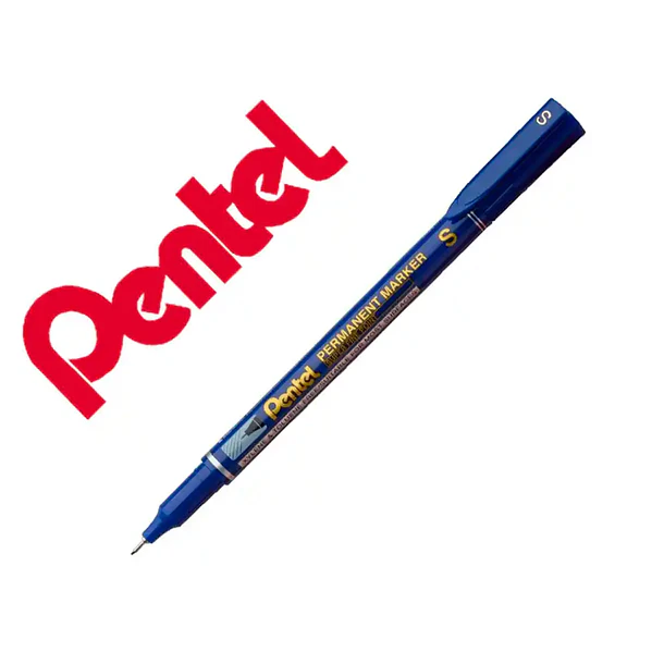 Marcador acetato Pentel NFS410-C azul cx.12 