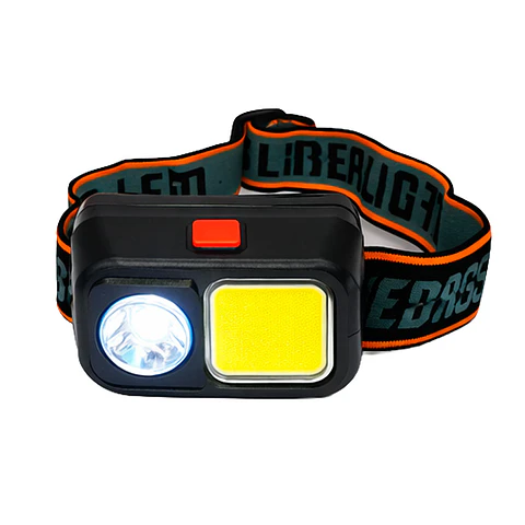Linterna Minero 1 Led Y 1 Led Cob  Mod.D-212