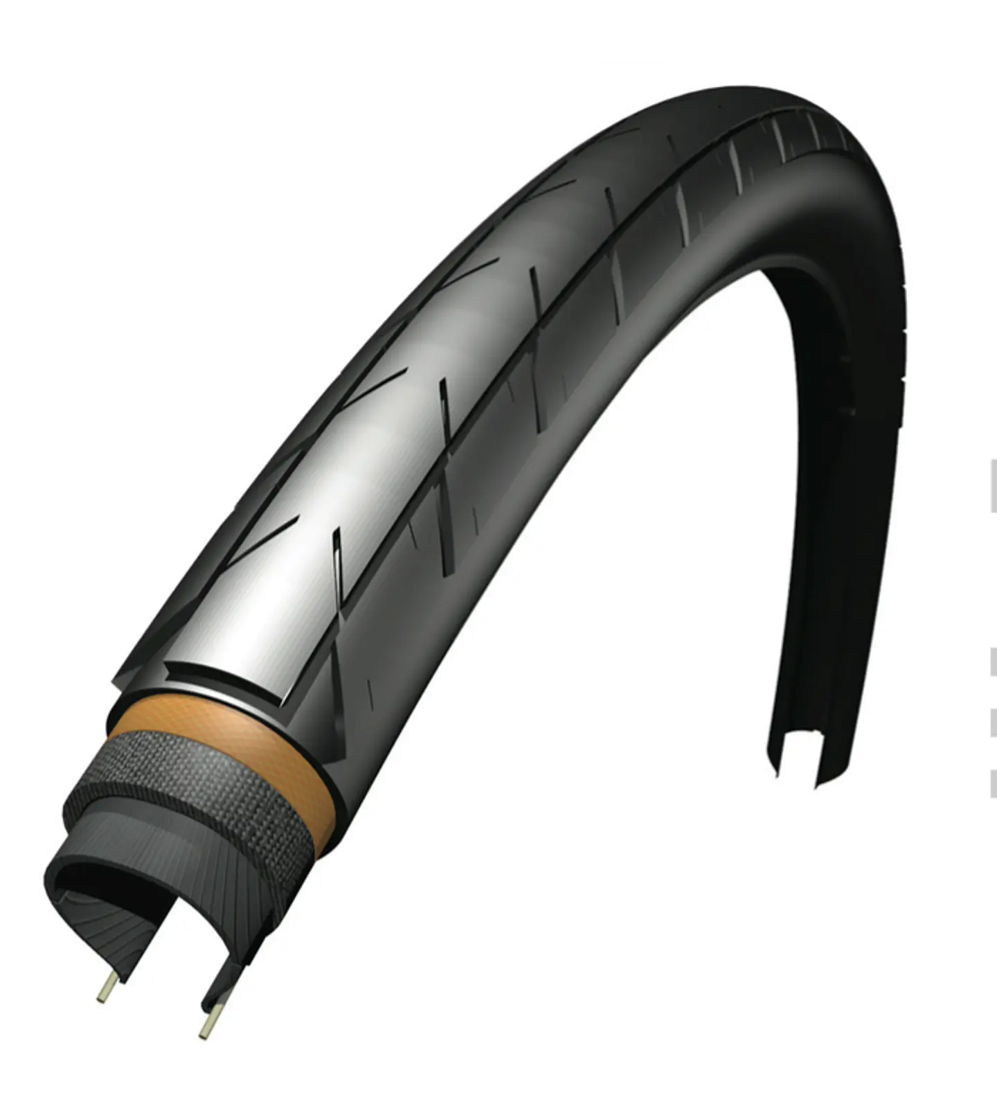 NEUMATICO KEVLAR RUTA BICICLETA DURO 700x25C STINGER 120 TPI 1