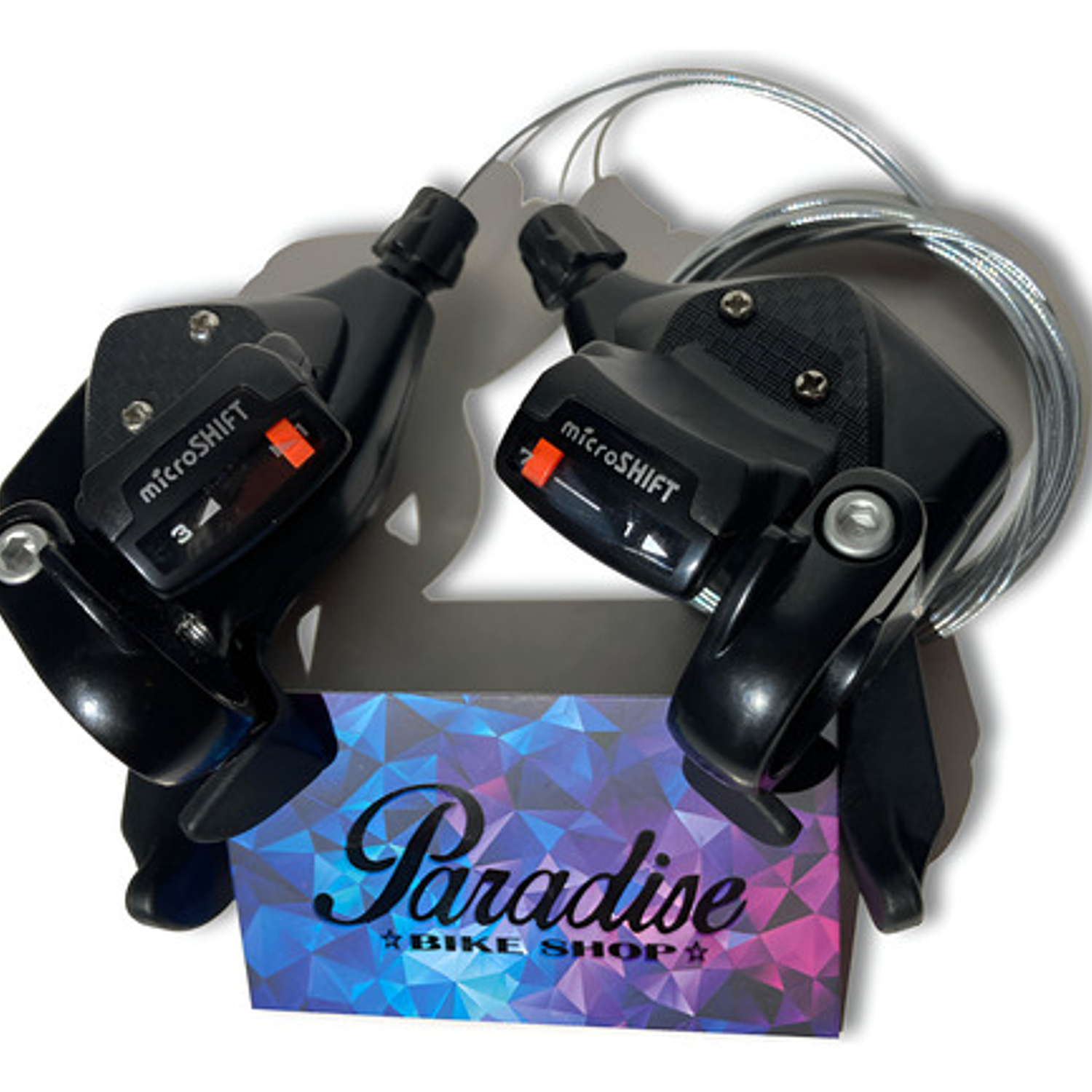 Palancas De Cambios Shifther Microshift 3x7 Velocidades 1