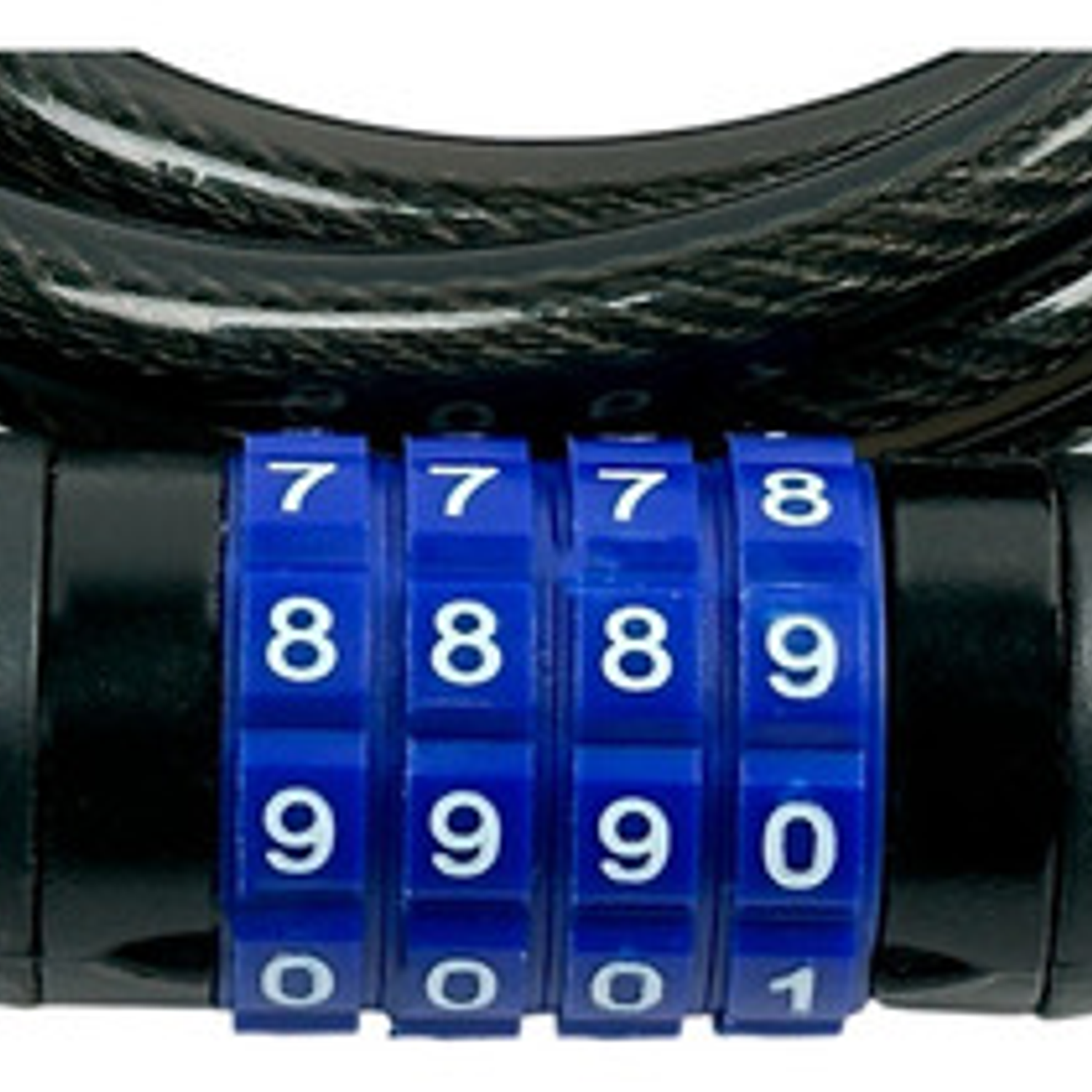 Candado Cable Espiral Clave  5