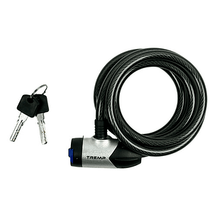 Candado Cable Espiral Llave 