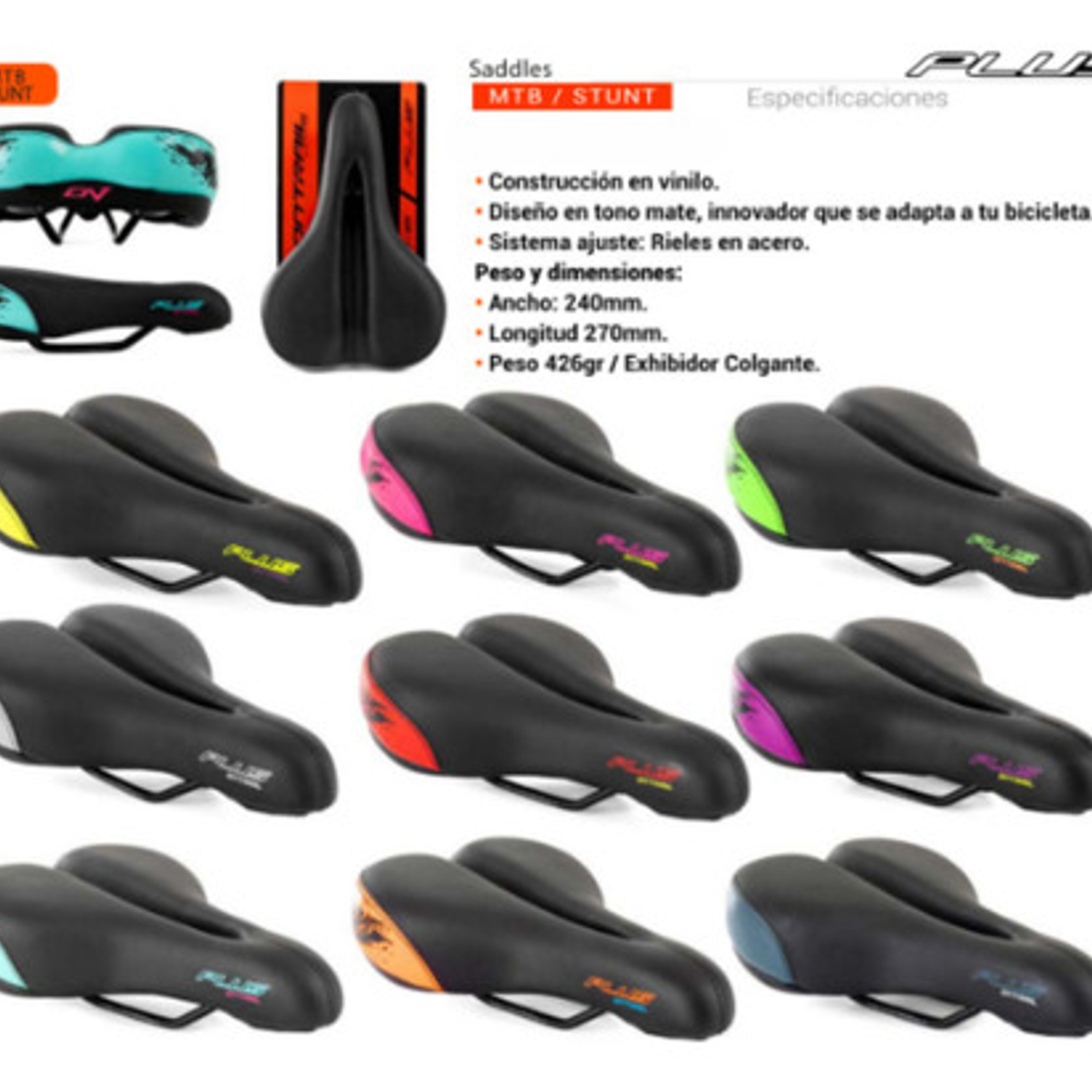 Silla Ontrail Plus Antiprostatico Para Stunt Mtb 27