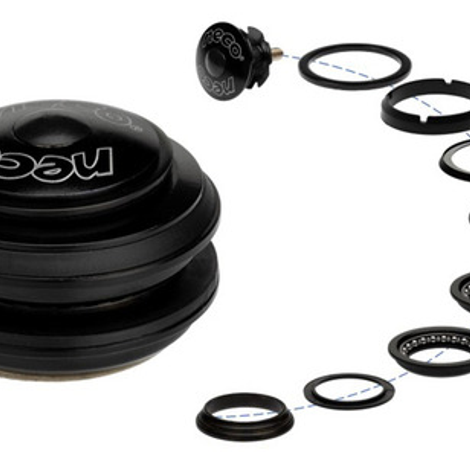 Cajas Frente Semi Integrado Neco Oversize 1 1/8  Mtb Ruta 1