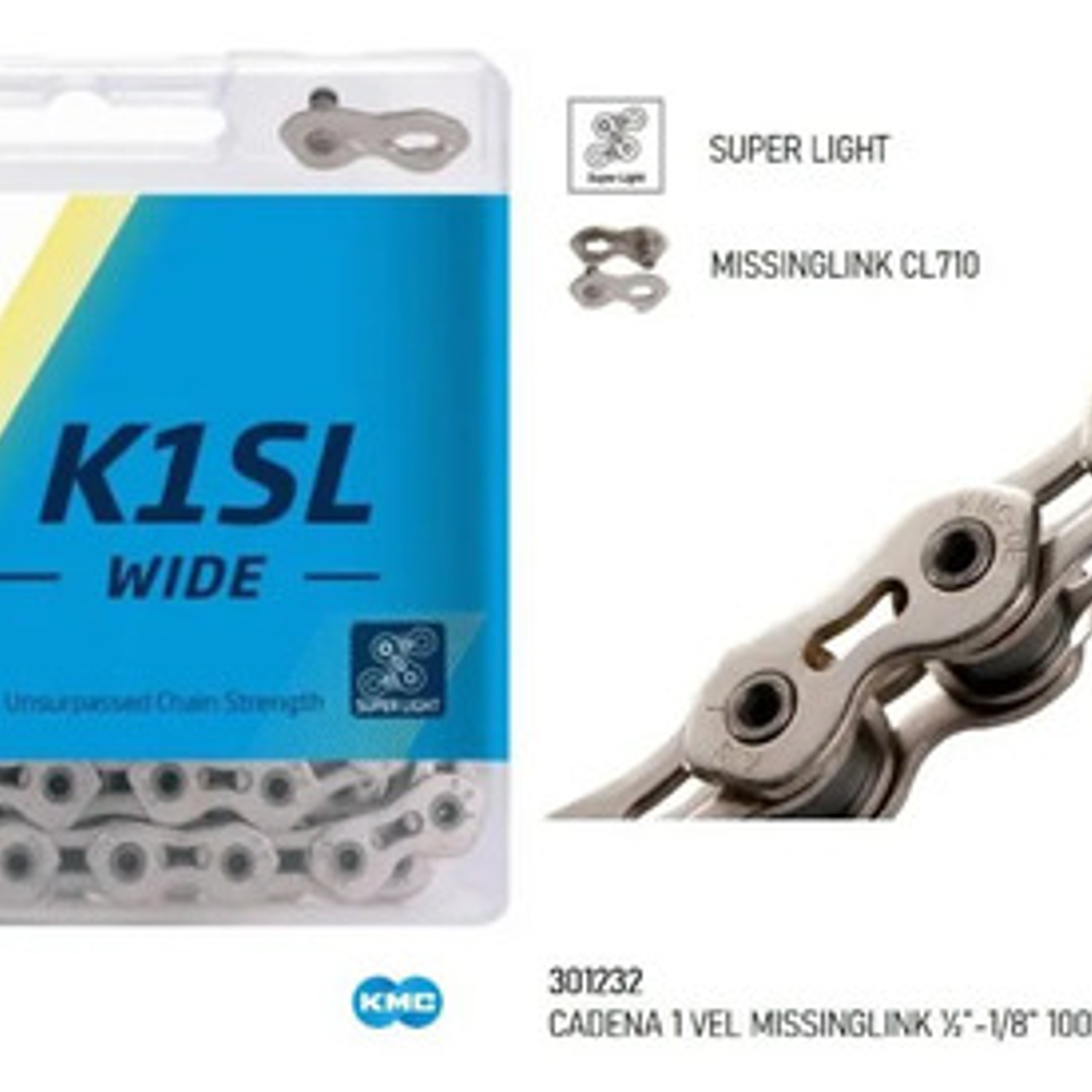 Cadena Kmc K1sl Wide  3