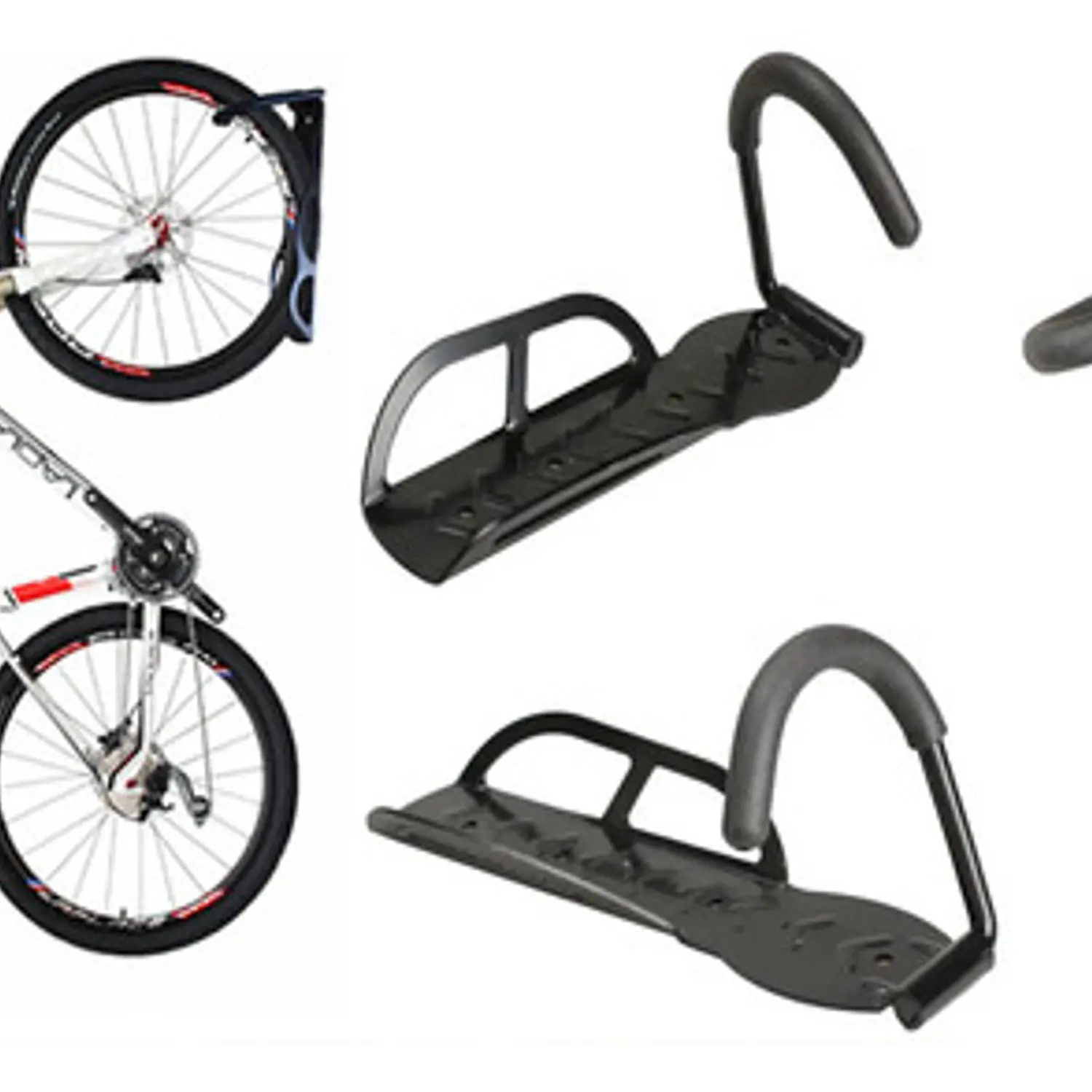 Soporte Gancho Pared Para Bicicleta Con Tornillos Y Chazos  1