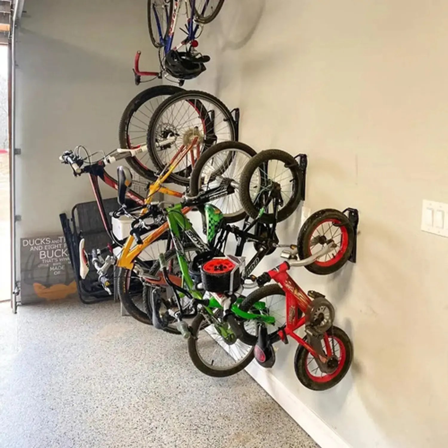 Soporte Gancho Pared Para Bicicleta Con Tornillos Y Chazos  9