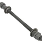 Eje Para Manzana Trasera 10mm X 190mm Con Espaciador. - Miniatura 1