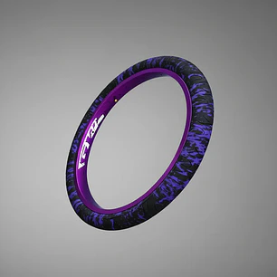 Llanta Qonquer Hookworm 26x2.50 Negro/Morado