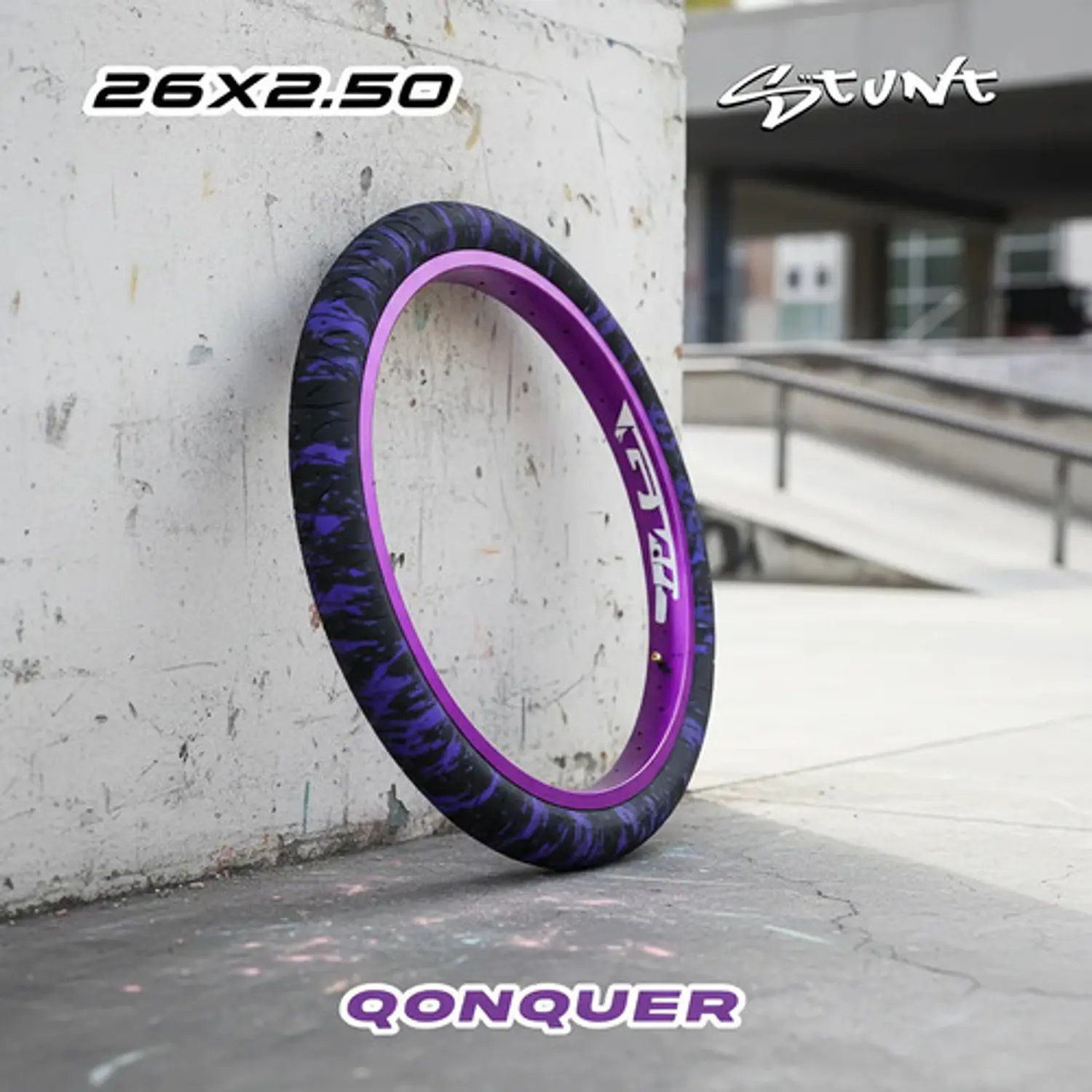 Llanta Qonquer Hookworm 26x2.50 Para Stunt 3