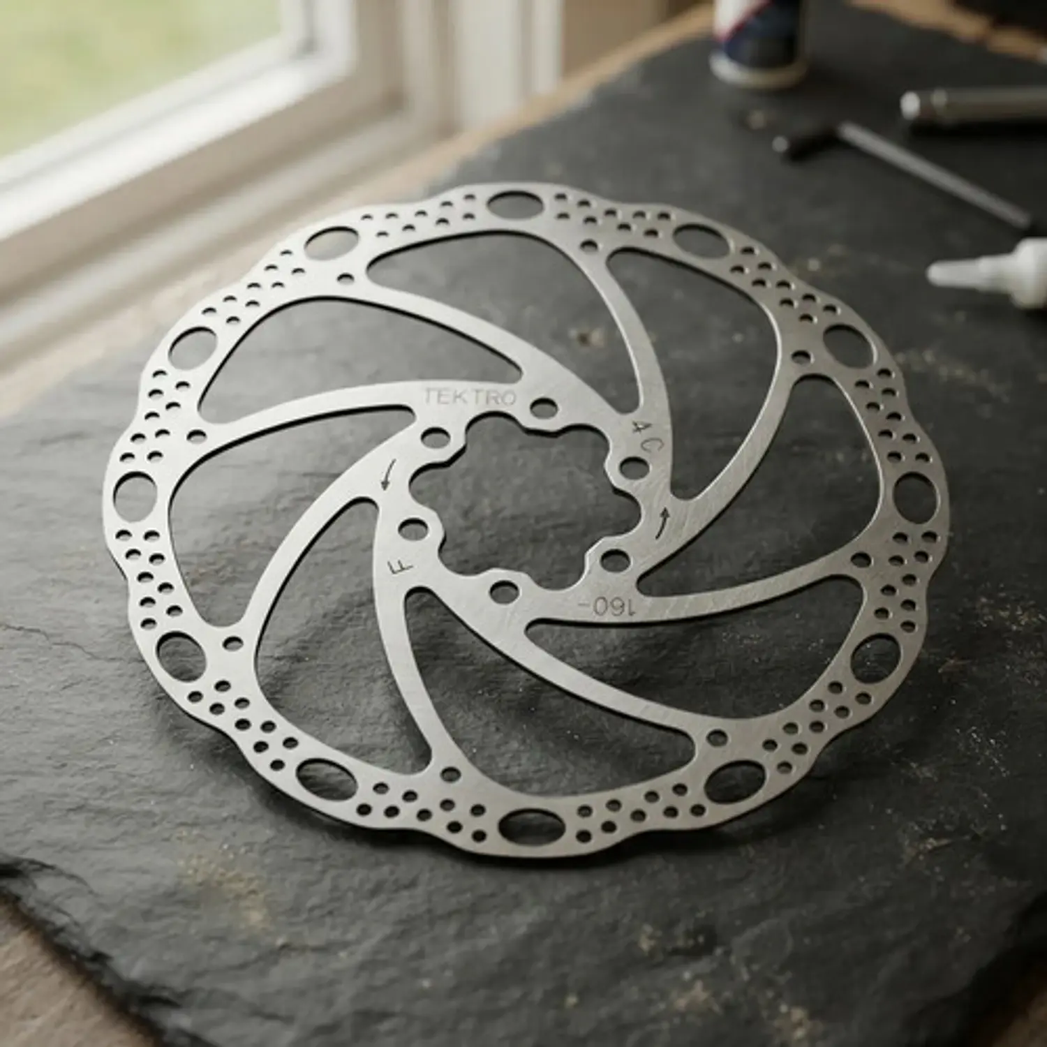 Disco Rotor De Freno Tektro 6 Tornillos 160mm 2
