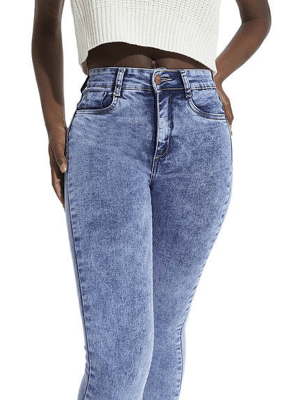 Jeans Tiro Alto Pitillo 1379