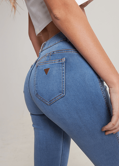 Jeans Tiro Alto Pitillo 1665