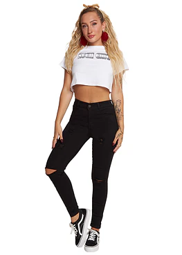 Jeans Mujer Tiro Alto Pitillo 1667