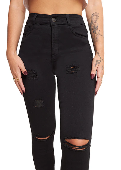 Jeans Mujer Tiro Alto Pitillo 1667