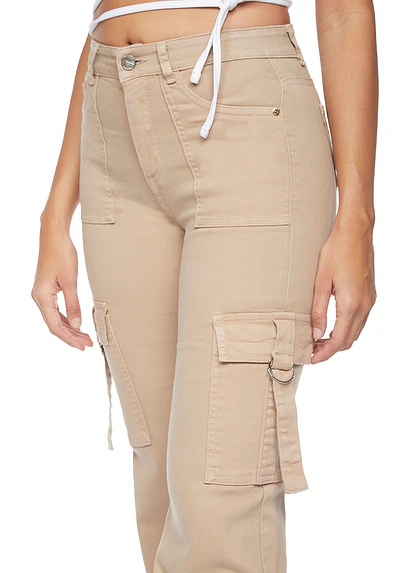 Cargo Pants Jeans Mujer 1904