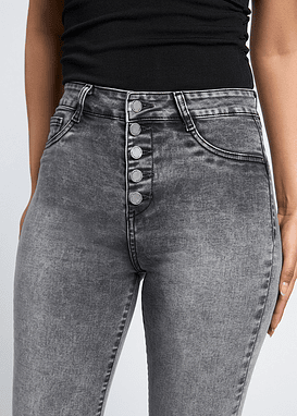 Jeans Tiro Alto Pitillo 2089