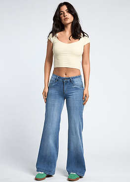 Jeans Pant Tiro Medio 1918